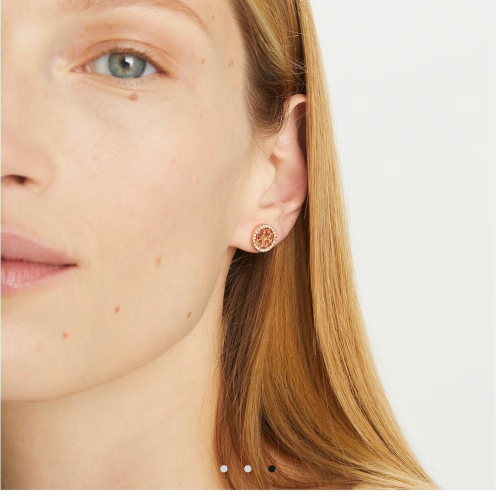 Tory Burch Pavé stud earrings